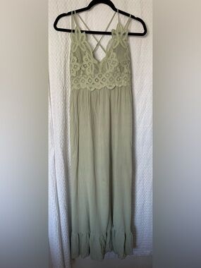 sachin and babi light blue dress A New Me High Split Midi Dress main image 1